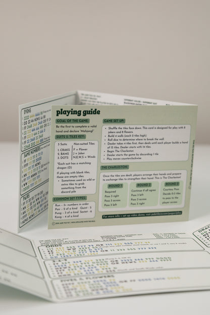 Mahjong Cards - Pack of 4