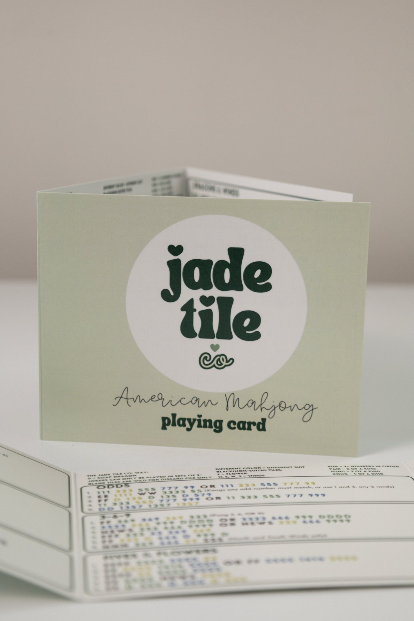 Mahjong Cards - Pack of 4