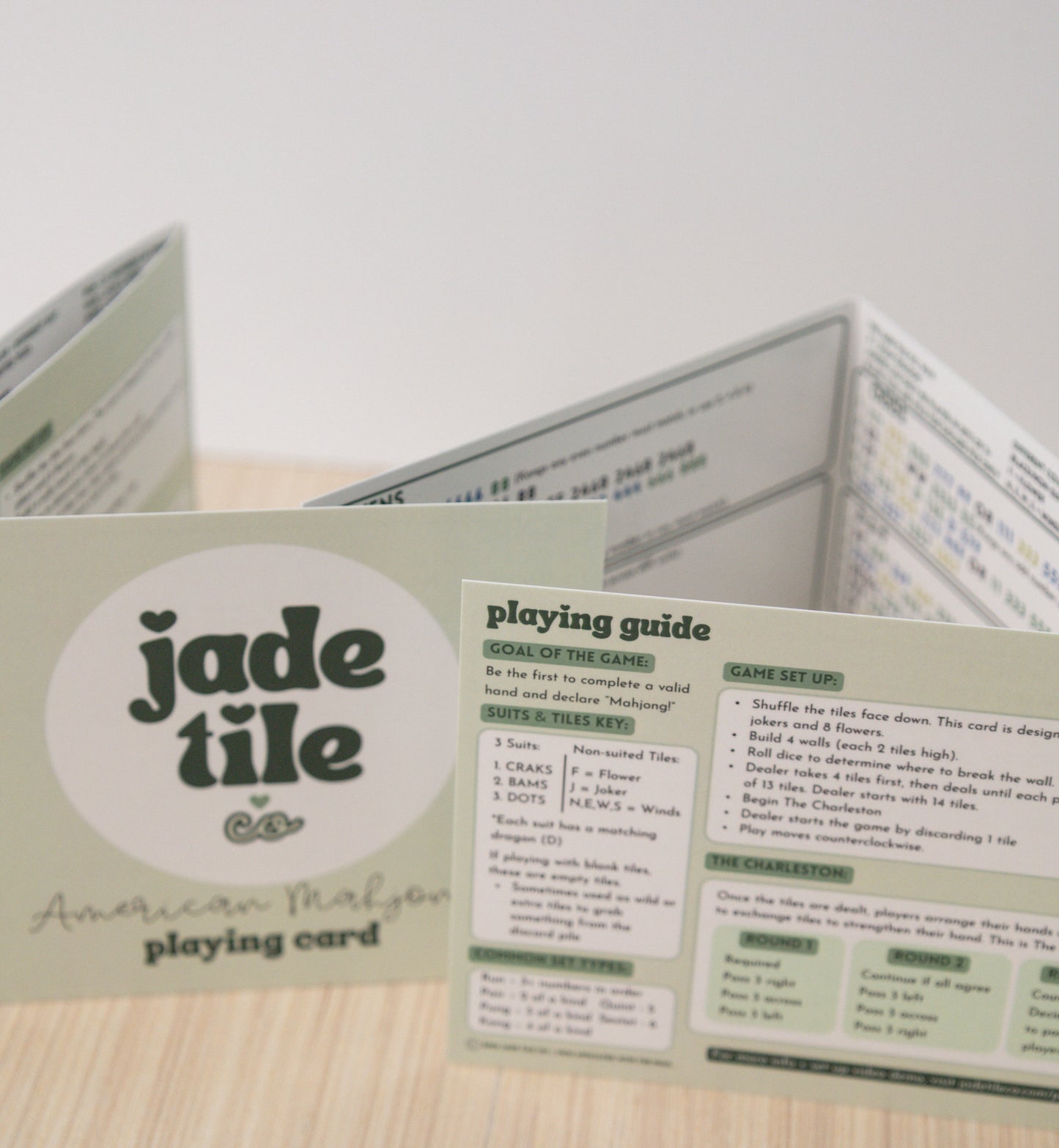 Mahjong Cards - Pack of 4